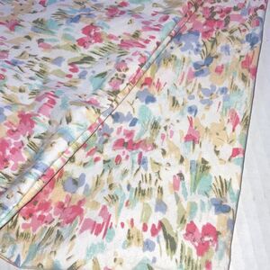 LAUREN RALPH LAUREN Pastel Floral Watercolor Cottage Core KING Size Pillowcase
